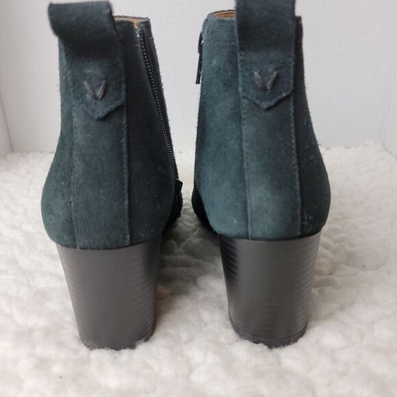 Vionic Paloma Women's Bootie Wedge Size 8 Black Suede Ankle Boots S - Picture 4 of 10